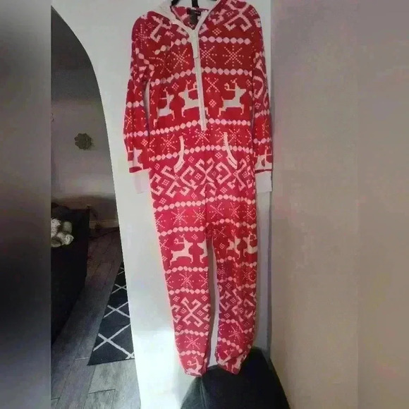 Aqua onesie pajamas size s (66) - Picture 1 of 3